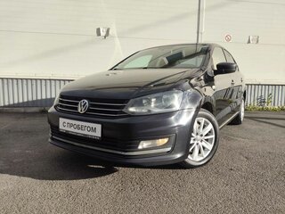 2016 Volkswagen Polo V Рестайлинг, чёрный, 735000 рублей, вид 1