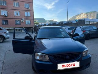 2008 Hyundai Accent ТагАЗ II, синий, 380000 рублей, вид 2