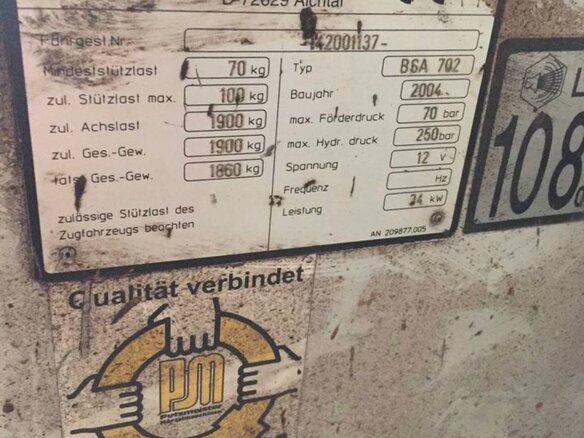 2004 Putzmeister BSA, 1800000 рублей - вид 4
