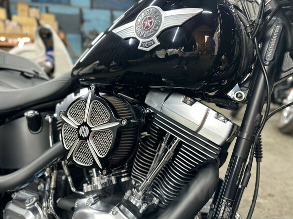 2012 Harley-Davidson Fat Boy, чёрный, 1250000 рублей - вид 23