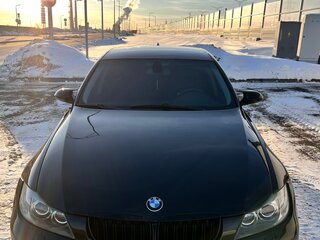 2006 BMW 3 серии 320i V (E90/E91/E92/E93), чёрный, 970000 рублей, вид 2