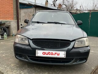 2004 Hyundai Accent ТагАЗ II, серый, 215000 рублей, вид 1