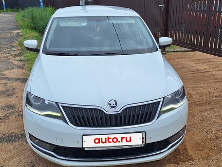 2019 Skoda Rapid I Рестайлинг, белый, 1250000 рублей, вид 1