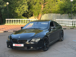 2005 BMW 6 серии 645i II (E63/E64), чёрный, 935000 рублей, вид 5