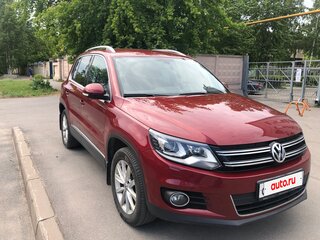 2012 Volkswagen Tiguan I Рестайлинг, красный, 1350000 рублей, вид 1