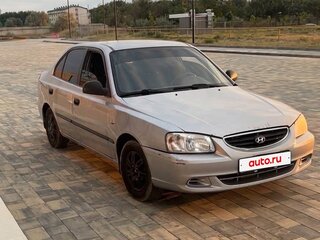 2008 Hyundai Accent ТагАЗ II, серебристый, 260000 рублей, вид 2
