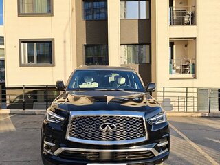 2018 Infiniti QX80 I Рестайлинг 2, чёрный, 3950000 рублей, вид 4