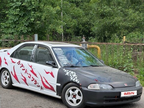 1995 Honda Civic V, белый, 500000 рублей - вид 4