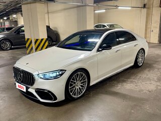 2022 Mercedes-Benz S-Класс 500 4MATIC VII (W223), белый, 9000000 рублей, вид 5