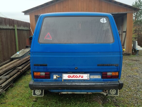 1983 Volkswagen Transporter 4-speed T3, синий, 200000 рублей - вид 2
