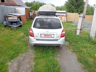 2014 Lada (ВАЗ) Kalina II, серебристый, 330000 рублей, вид 3