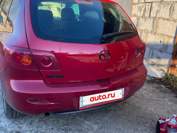 2005 Mazda 3 I (BK), красный, 590000 рублей - вид 4
