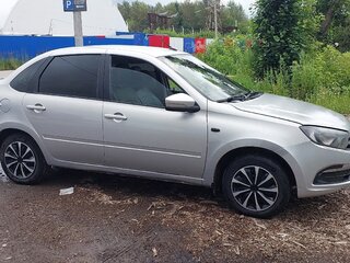 2018 Lada (ВАЗ) Granta I Рестайлинг, серебристый, 450000 рублей, вид 2