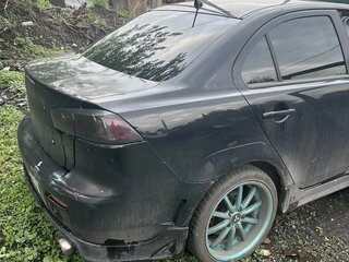 2007 Mitsubishi Lancer X, чёрный, 550000 рублей, вид 3