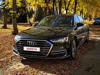 2018 Audi A8 Long 55 TFSI IV (D5), чёрный, 3750000 рублей, вид 1