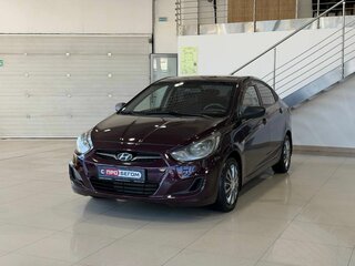 2011 Hyundai Solaris I, фиолетовый, 609900 рублей, вид 2