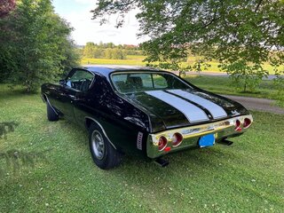1972 Chevrolet Chevelle II, чёрный, 10000000 рублей, вид 5
