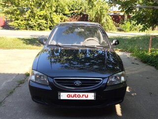 2007 Hyundai Accent ТагАЗ II, чёрный, 480000 рублей, вид 3
