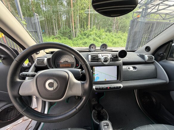 2009 Smart Fortwo II, серебристый, 1100000 рублей - вид 15