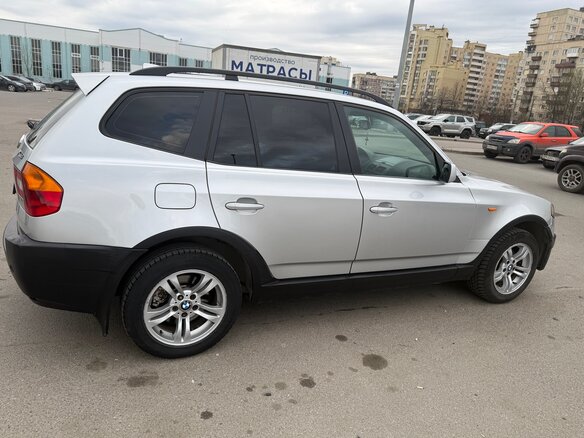 2003 BMW X3 30i I (E83), серебристый, 900000 рублей - вид 3