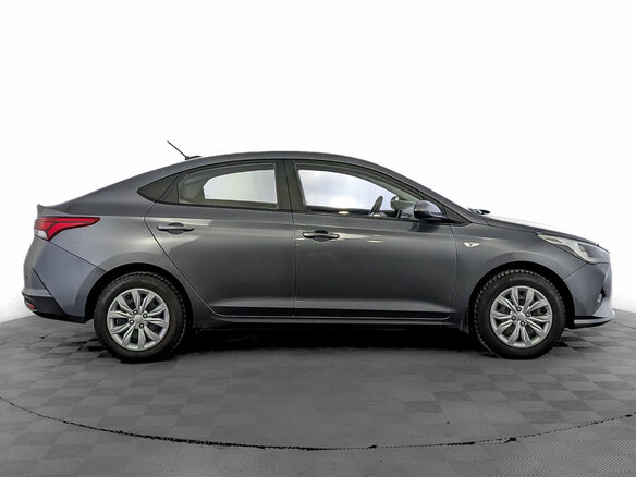 2021 Hyundai Solaris II Рестайлинг, серый - вид 3