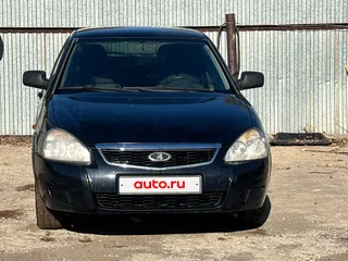 2008 Lada (ВАЗ) Priora I, чёрный, 215000 рублей, вид 2