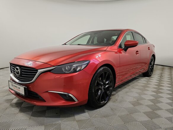 2016 Mazda 6 III (GJ) Рестайлинг, красный, 1700000 рублей