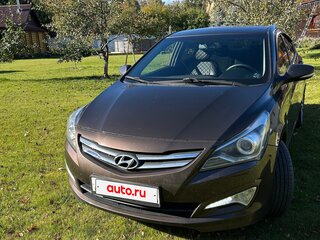 2014 Hyundai Solaris I Рестайлинг, коричневый, 999000 рублей, вид 1
