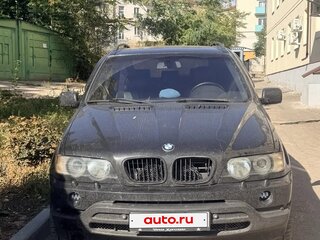 2002 BMW X5 4.4i I (E53), чёрный, 900000 рублей, вид 1