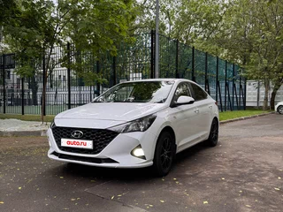 2021 Hyundai Solaris II Рестайлинг, белый, 1280000 рублей, вид 3
