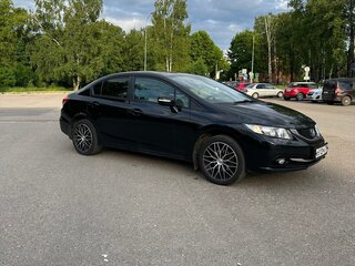 2014 Honda Civic IX Рестайлинг, чёрный, 1330000 рублей, вид 4