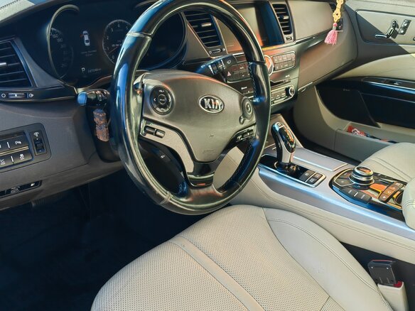 2013 Kia Quoris I, чёрный, 1350000 рублей - вид 6