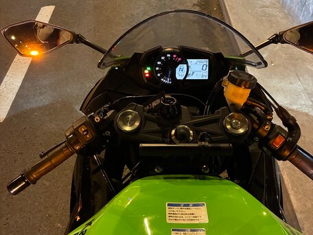 2021 Kawasaki ZX-6R Ninja, зелёный, 960000 рублей, вид 4