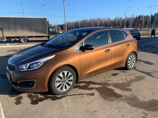 2017 Kia Ceed II Рестайлинг, коричневый, 1820000 рублей, вид 2