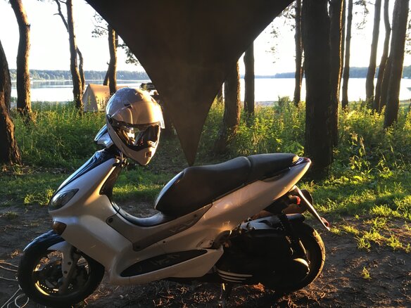 2001 Yamaha Maxter, белый, 125000 рублей - вид 4