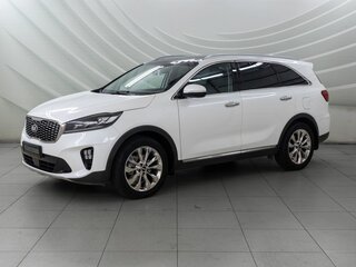 2018 Kia Sorento 8-speed III Prime Рестайлинг, белый, 2728000 рублей, вид 3