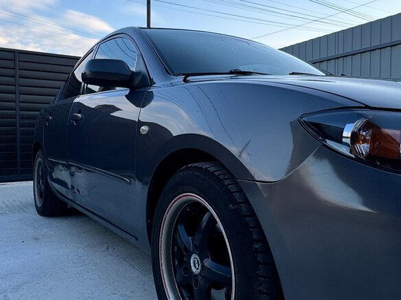 2008 Mazda 3 5-speed I (BK) Рестайлинг, серый, 485000 рублей - вид 2