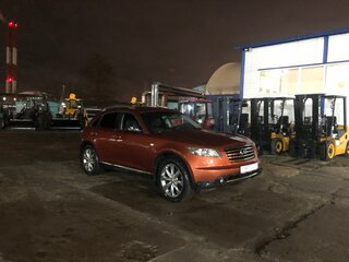 2007 Infiniti FX45 I (S50) Рестайлинг, оранжевый, 850000 рублей, вид 4