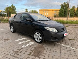 2008 Toyota Corolla AMT X (E140, E150), чёрный, 599000 рублей, вид 1