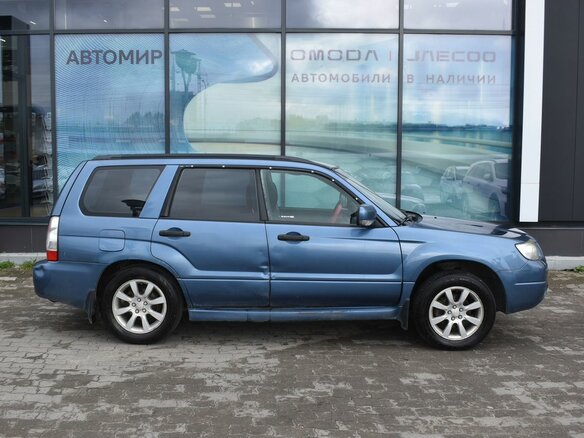 2006 Subaru Forester II Рестайлинг, синий - вид 3