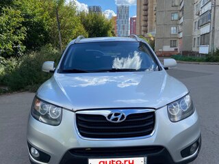 2010 Hyundai Santa Fe II Рестайлинг, серебристый, 870000 рублей, вид 2
