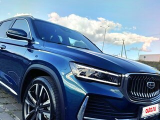 2024 Geely Monjaro (Xingyue L) I Рестайлинг (China Market), синий, 3970000 рублей, вид 4