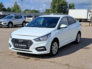 2019 Hyundai Solaris II, белый, 1145000 рублей, вид 1