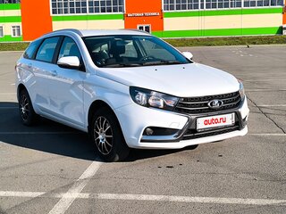 2019 Lada (ВАЗ) Vesta SW I, белый, 1100000 рублей, вид 2