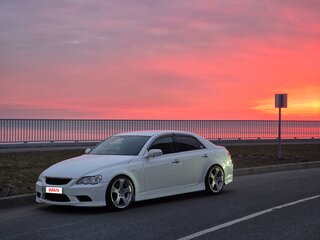 2005 Toyota Mark X I, белый, 990000 рублей, вид 3