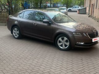 2019 Skoda Octavia III (A7) Рестайлинг, коричневый, 1650000 рублей, вид 3