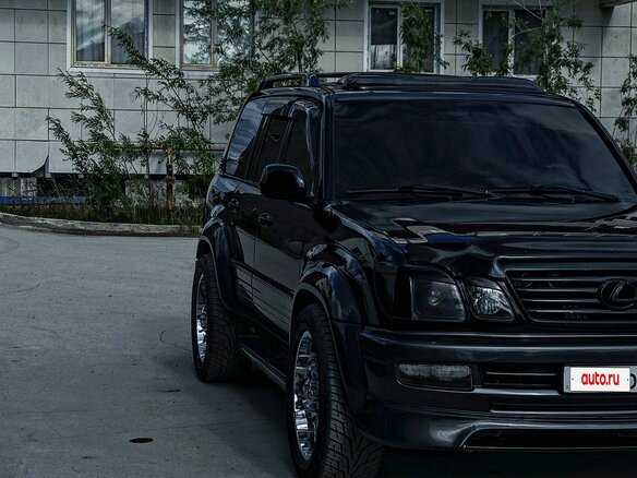 2006 Lexus LX 470 II Рестайлинг, чёрный, 2500000 рублей - вид 3