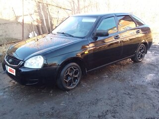 2010 Lada (ВАЗ) Priora I, чёрный, 300000 рублей, вид 1