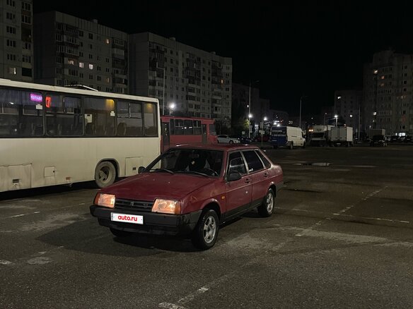 2000 Lada (ВАЗ) 21099, пурпурный - вид 9