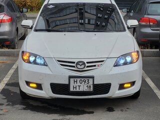 2008 Mazda 3 I (BK) Рестайлинг, белый, 515000 рублей, вид 1